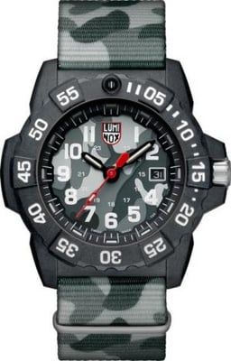 Luminox Trident Watches, Gray/Camo/Black, 45 mm, 3507.PH.L