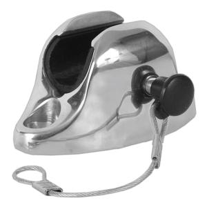TACO Marine Flat Deck Hinge w/Pin & Lanyard - 7/8-1-1/4, F13-0301/244BN-1
