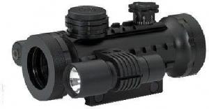 BSA Optics Stealth Series Red Dot Flashlight & Laser Sight, Black Matte Finish STSRD30LL 631618110975