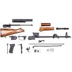 AK-47 7.62x39 USA Made Parts Kit with Wood Stock