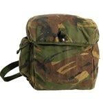 British Camo Gas Mask Bag with Strap (Used) 631661597709