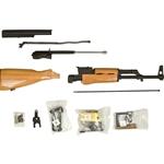Romanian PM-63 AK-47 7.62x39 Parts Kit with Wood Stock NOW with Populated NEW! 16" Romanian Chrome-lined Barrel 