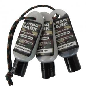 Carbomask Facepaint, Black/Sage/Tan 1 oz. 3 pk., 310156