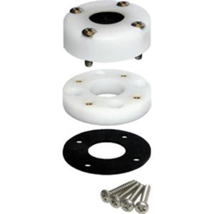 Blue Sea Systems Antenna Cable Feed-Thru, .83in Opening, Black/White, BS-1002