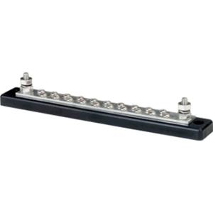 Blue Sea Systems BusBar Common Screw Terminal 20x8-32, Black, 2302 632085023027