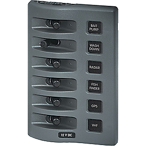Blue Sea 4305 WeatherDeck&reg; 12V DC Waterproof Switch Panel - 4 Posistion