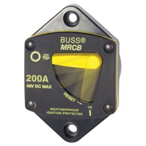 Blue Sea Systems 200 Amp Panel Mount 187 Series Circuit Breaker 7049, 7049