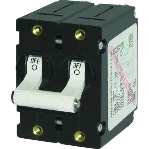 Blue Sea Systems 7260 A-Series Double Pole Toggle - 20AMP - White, 7260