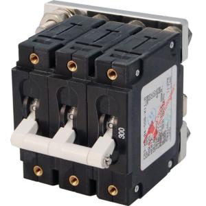 Blue Sea Systems 300A C-Series Triple Pole Toggle DC Circuit Breaker 7271, 7271