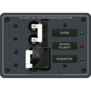 Blue Sea Systems 8061 AC Toggle Source Selector 120V AC - 50AMP, 8061