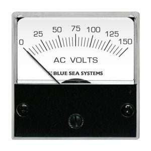 Blue Sea Systems 8244 AC Analog Micro Voltmeter - 2 Face, 0-150 Volts AC, 8244