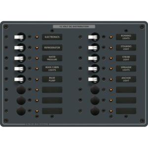 Blue Sea Systems Panel DC 16 Position 8377, 8377