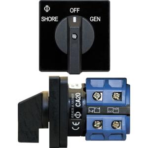 Blue Sea Systems Switch, AC 120VAC 32A OFF +2 Position 9009, 9009
