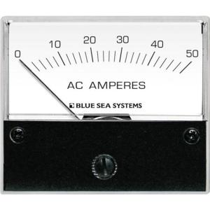Blue Sea Systems AC Analog Ammeter 0-50 Amperes AC 9630, 9630