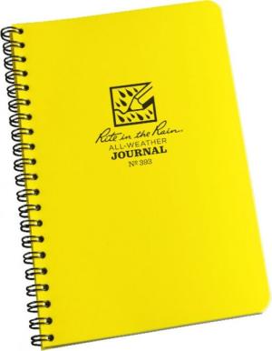Rite In The Rain Spiral Notebook - Journal, Yellow, 4 5/8 X 7 393 