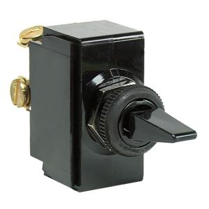 Cole Hersee Toggle Switch SPST On-Off 2 Screw Standard, 54100-BP