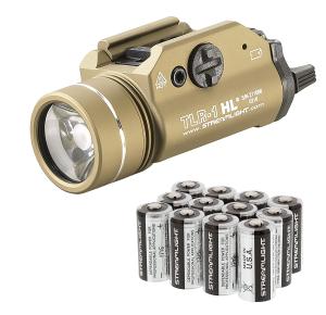 STREAMLIGHT TLR-1-HL 1000 Lumens FDE Wepon Light w Lithium Batteries 69266 638126688620