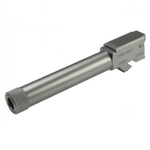 Lone Wolf Arms Glock 23/32 9mm Threaded Conversion Barrel, 1/2x28, Raw Stainless, LWD-239TH 639737066661