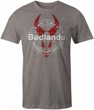 Badlands Unconditional Tee T-Shirt, Gray, Large, 21-36395