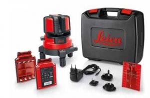 Leica Geosystems LINO L4P1 Multi-lineLaser Layout Tool, Red/Black, 4.92in x 4.92in x 6.38in 834838