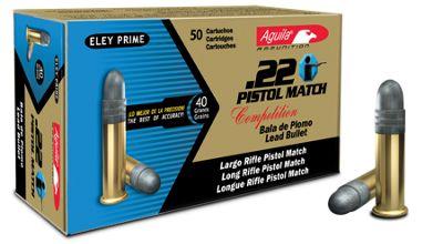 Aguila Ammunition 22LR Match Rifle 40GR 1B222518 1B222518
