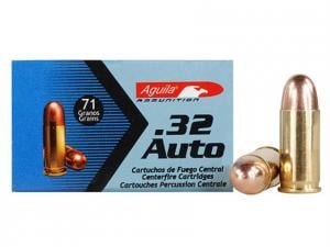 Aguila Ammunition .32ACP 71gr FMJ 50rd 1E322110