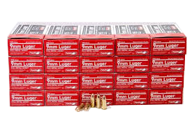 Aguila 9mm Luger Ammo 115 GR Full Metal Jacket - 1E097704 1000rd Case 1E097704