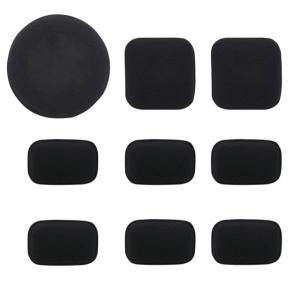 Omats Shock Absorbing Helmet Pad Set, 9 Pieces, Black, 16-7/8 x 11 x 10-3/4, SAP-01