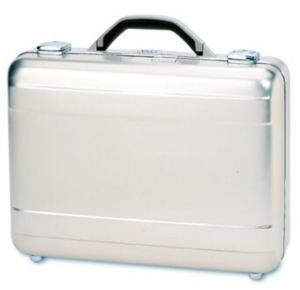TZ Case Molded Aluminum Attache Case, Silver, 18 x 13 x 5in, AC-38 S