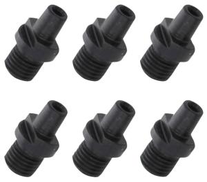 Pietta AC060 Nipples Blued Steel 6 Pack 641996730542