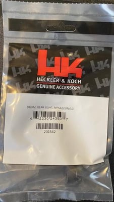 HK DRUM, REAR SIGHT,MP5/SP5 642230243507