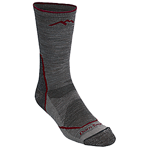 Darn Tough Light Hiker Merino Wool Crew Socks for Men - Taupe - M 100270266-2711635