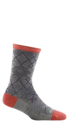 Darn Tough Grace Crew Lightweight Socks - Women's, Gray, Small, 6026-GRAY-S-DARN