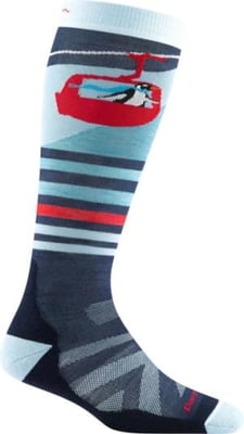 Darn Tough Skipper Over-The-Calf Midweight Sock - Kids, Glacier, Large, 3035-GLACIER-L-DARN