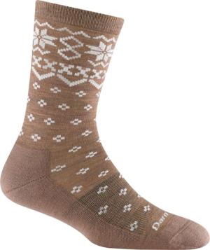 Darn Tough Shetland Crew Lightweight w/ Cushion Socks - Women's, Bark, Small, 6088-BARK-S-DARN