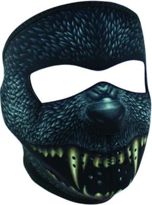 Zan Headgear Full Mask, Neoprene, Silver Bullet, WNFM416