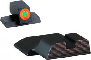 AmeriGlo Tritium Front Black Serrated Rear All M&P Models, except Shield, ProGlo Front, Orange Outline SW-433B