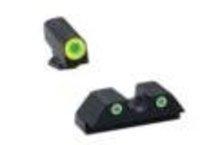 Green Tritium Outline Limegreenlumi/white U Notch For Glock 42-43-43x 644406911142