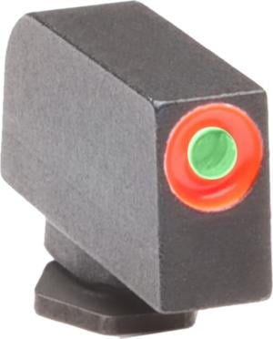 AmeriGlo Glock Pro-Glo Tritium Front Pistol Sights, Front Only, Green Tritium Lamp, LumiGreen Outline FRONT .280 H .125 W, GL-212T-280-OR-C GL212T280ORC
