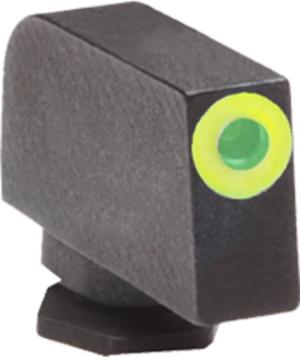AmeriGlo Glock Pro-Glo Tritium Front Pistol Sights, Front Only, Green Tritium Lamp, Orange Outline Front .280in H .125in W, GL-212T-280-GRC GL212T280GRC