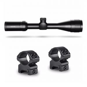 Hawke Sport Optics Vantage 3-9X40AO Mil Dot IR scope with 2pc Rings