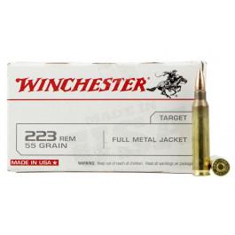 Winchester Ammo USA223R1L USA 223 Rem 55 gr Full Metal Jacket (FMJ)