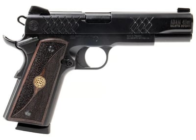 Dickinson Arms Adam 45BM 1911 .45 ACP 5" 8rd Pistol, X-Style Serrations, Black 