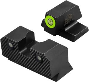 XS Sight Systems R3D 2.0 Sight, S&W STD. HT. S&W M&P & M2.0 Shield, Shield Plus & Shield OR, Green, SW-R207P-6G