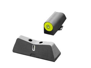 XS Sight Systems DXT2 Big Dot Sight Yellow Front / Black Rear LPA Cut for Colt 1911 NE-0031A-5Y