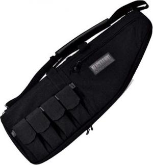 BlackHawk Padded Rifle Case w/ Adjustable Lid Mag Pouches, 41 in, Black 64RC41BK 64RC41BK