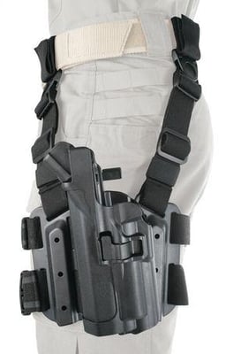 Blackhawk SERPA Tactical Level 3 Holster for Xiphos, Black, Left Hand - 430703BK-L