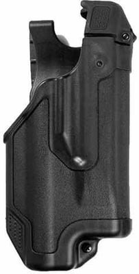 BlackHawk Epoch Level 3 Molded Light Bearing Duty Holster For Glock 17/22/31, Matte Black, Right Hand 44E000BK-R 44E000BKR