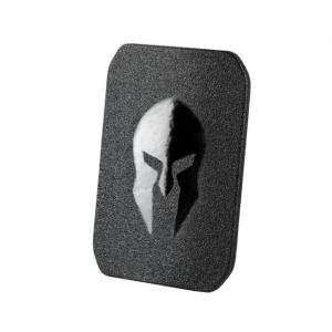 Spartan Armor Systems Level III+ AR550 Steel Core Armor, Side Plates, 6x8 Full Coat, Black, SAS-55068-FC-KIT