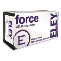Eley Force, .22LR, LRN, 42 Grain, 50 Rounds 02400